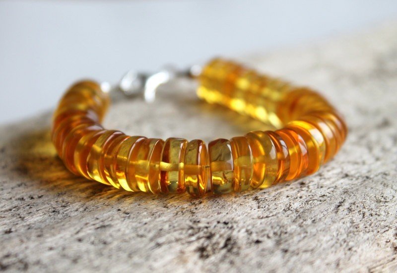 Armband aus baltischem Bernstein B54 – Bild 3