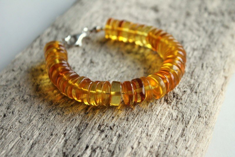 Armband aus baltischem Bernstein B54 – Bild 4