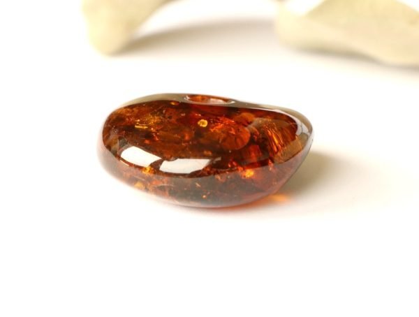 Cognac color amber doughnut pendant PD40 - Image 6