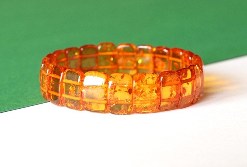Cognac-Bernstein-Armband B165 – Bild 5