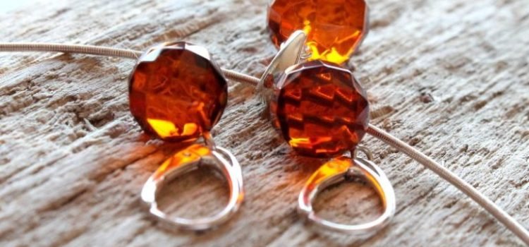 Elegance Baltic amber set with earrings and pendant SET6 - Image 2