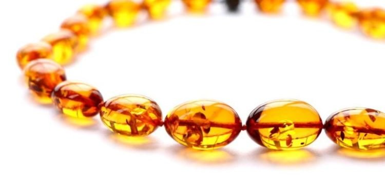 Royal cognac color amber necklace N254 - Image 3