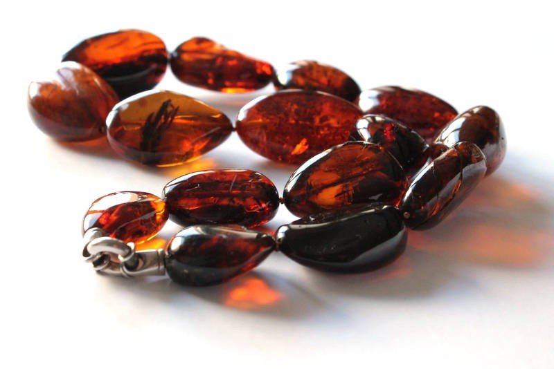 Large amber necklace N173 - Image 5