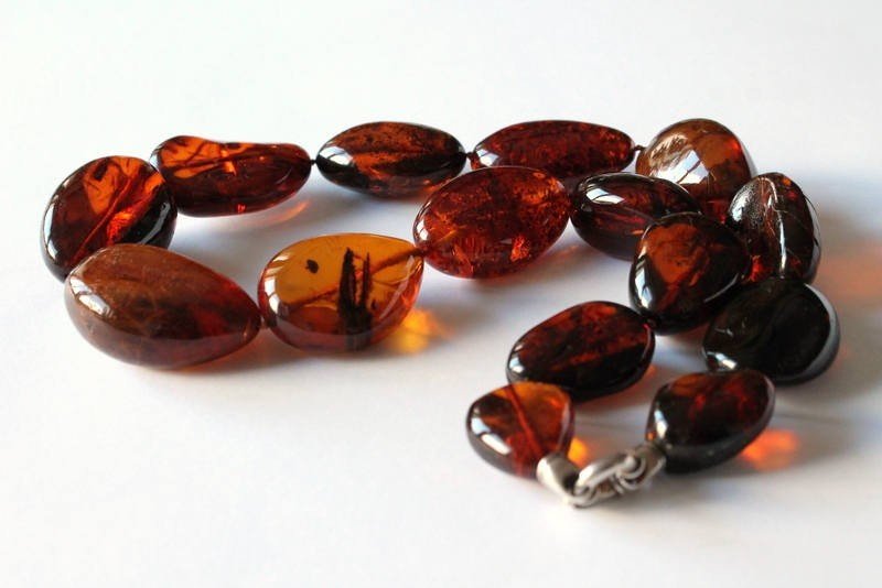 Large amber necklace N173 - Image 6