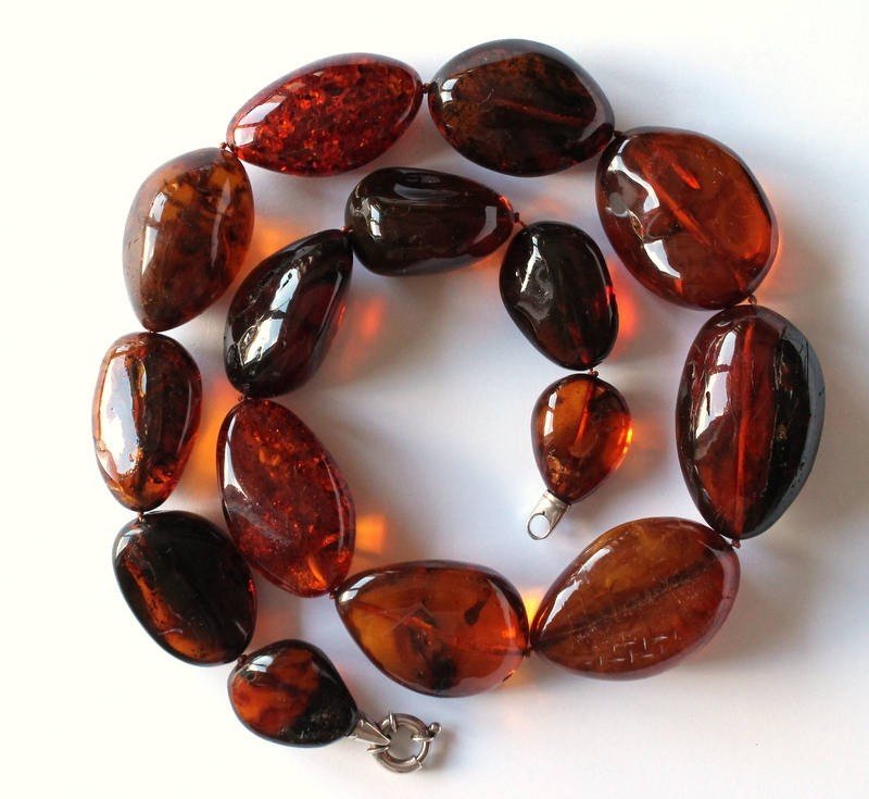 Large amber necklace N173 - Image 7