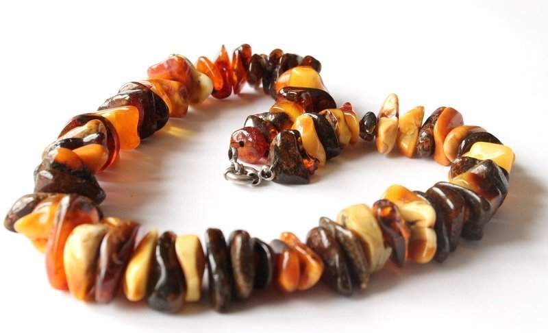 Massive amber necklace N67