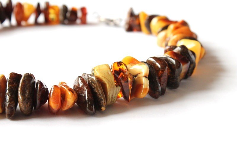 Massive amber necklace N67 - Image 4