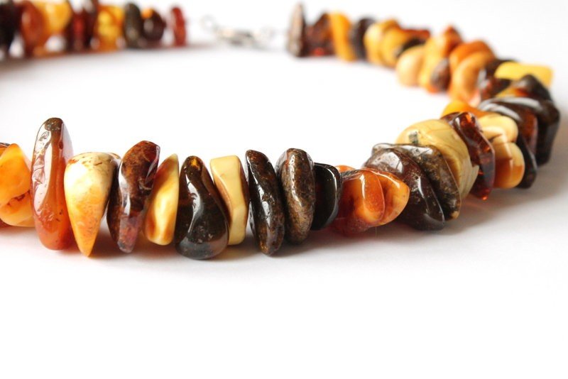 Massive amber necklace N67 - Image 7