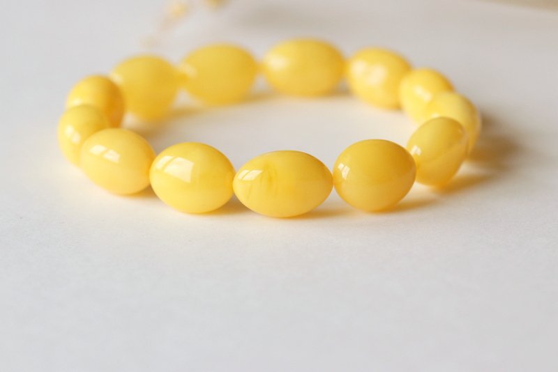 Royal Amber Stone Bracelet B299 - Image 8