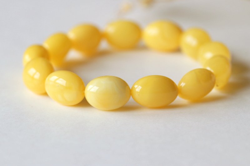 Royal Amber Stone Bracelet B299 - Image 9