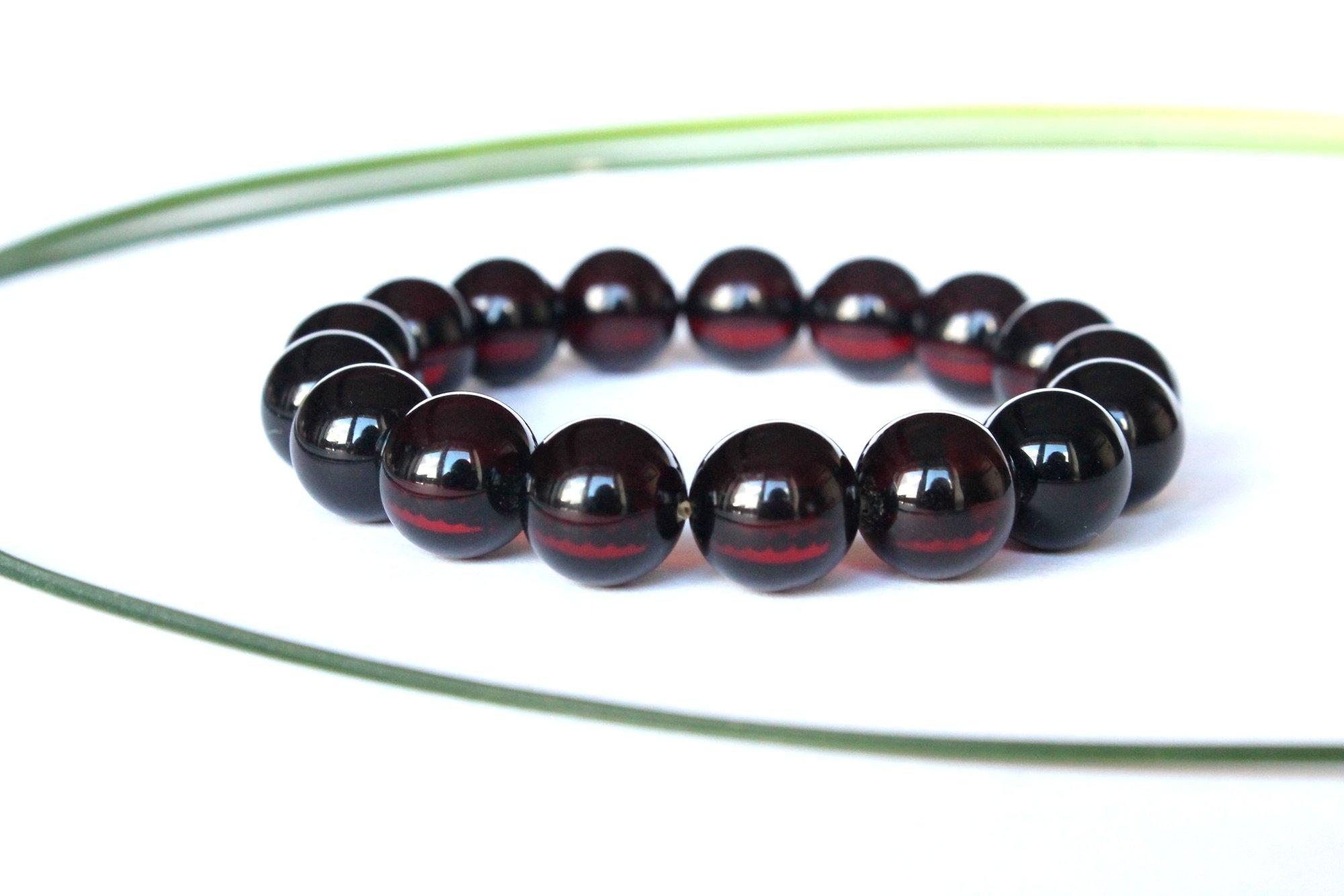 Cherry amber bracelet B280
