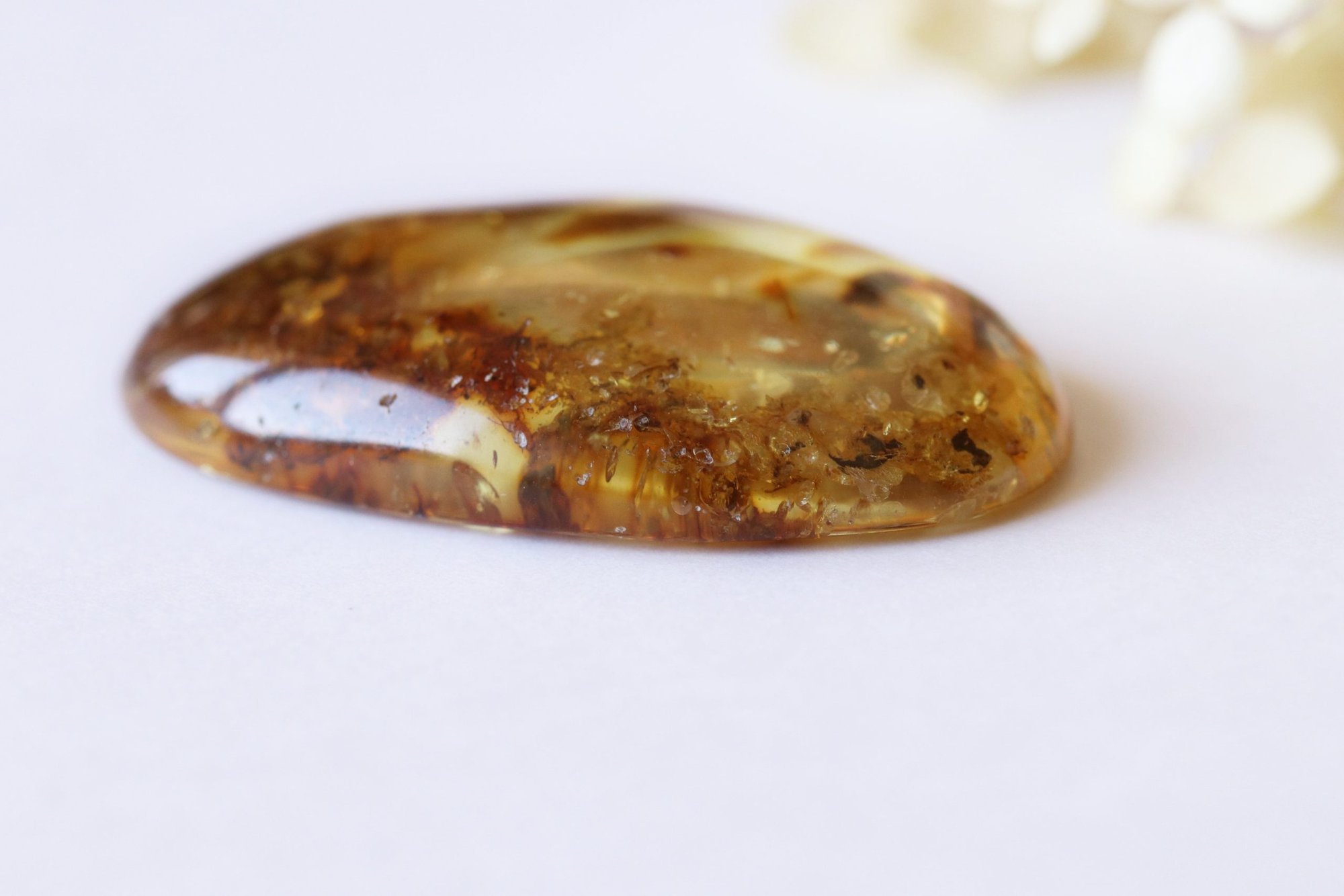 Natural Baltic amber stone S73 - Image 4